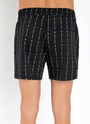 Multimarcas - Short Preto com Bolsos Funcionais - MULTIMARCAS