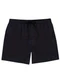 Malwee - Shorts em Tafetá PlusAzul Acinzentado - variação: Preto
