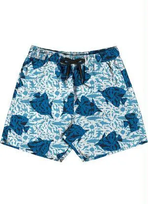 Rovitex - Shorts Masculino Estampado Microfibra Azul - ROVITEX