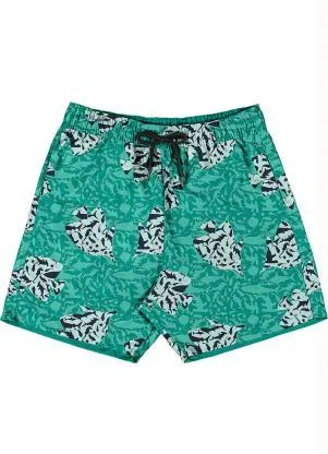 Rovitex - Shorts Masculino Estampado Microfibra Verde - ROVITEX