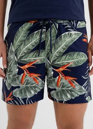 The Philippines - Shorts Masculino Microfibra Azul - THE PHILIPPINES