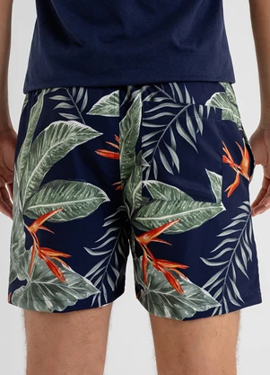 The Philippines - Shorts Masculino Microfibra Azul - THE PHILIPPINES