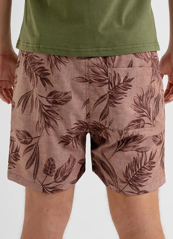 The Philippines - Shorts Masculino Microfibra Marrom 2