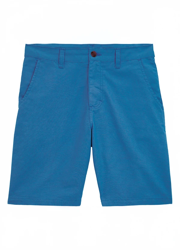 Malwee - Shorts Masculino Slim em Sarja Azul 3