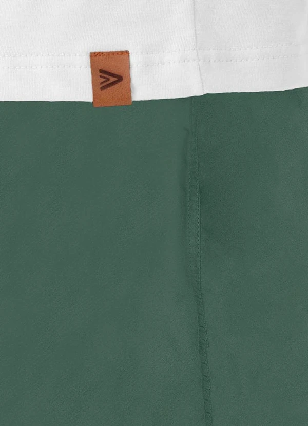 Malwee Plus - Shorts Verde Esmeralda Masculino Comfort 5