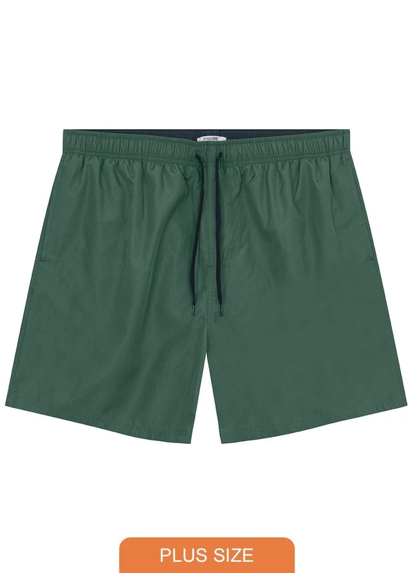 Malwee Plus - Shorts Verde Esmeralda Masculino Comfort 6