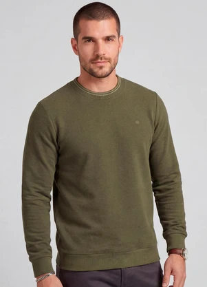 Diametro - Blusão Masculino em Moletom Gorgurinho Verde - DIAMETRO