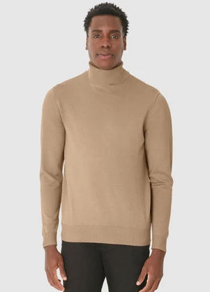 Malwee - Blusão Suéter em Tricô Bege - MALWEE