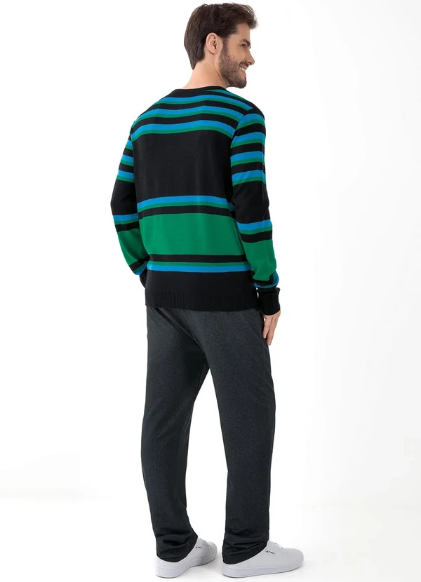 Moda Pop - Suéter Listrado em Tricô 4