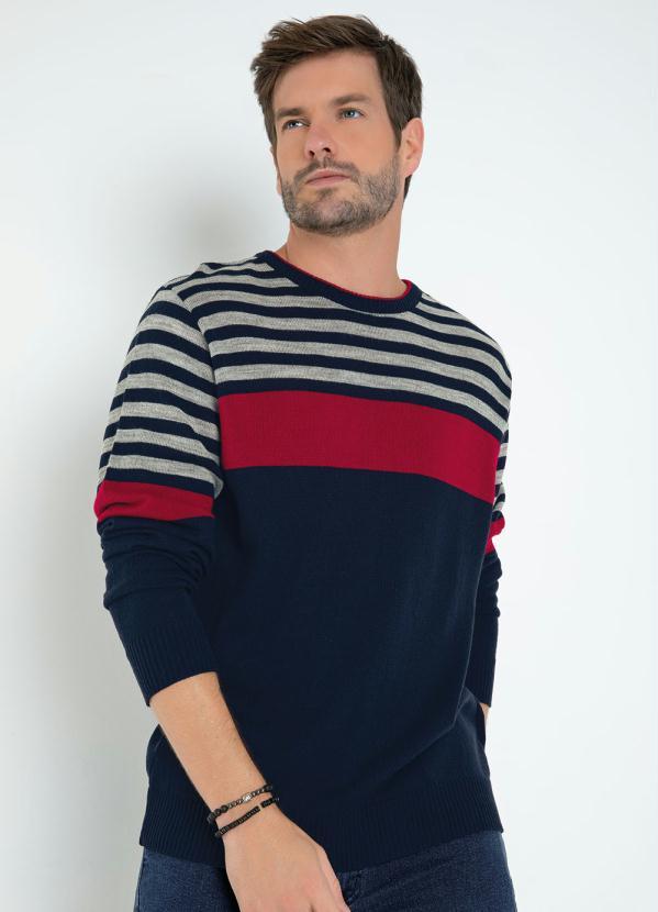 SUÉTER (LISTRADO MARINHO) COM MANGAS LONGAS SUÉTER (LISTRADO MARINHO) COM MANGAS LONGAS