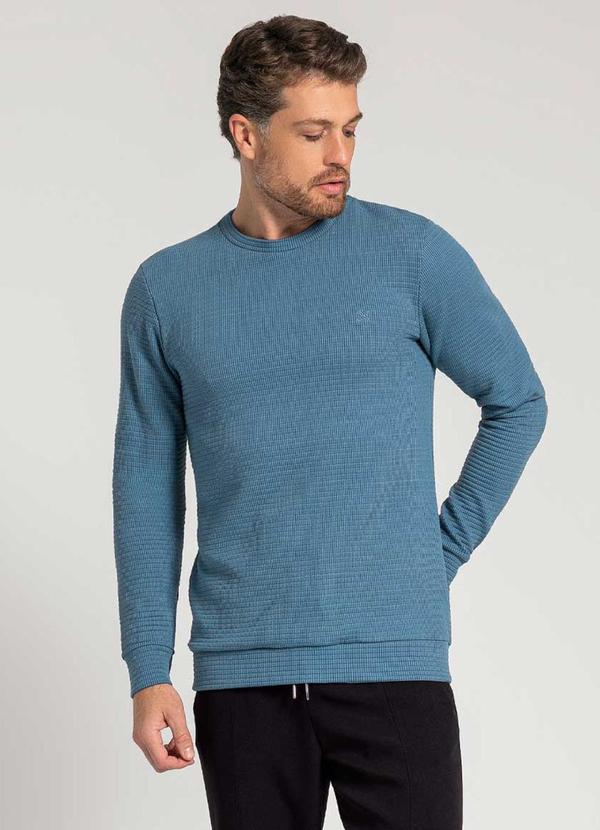 Exco - Suéter Masculino Adulto Confortavel Azul