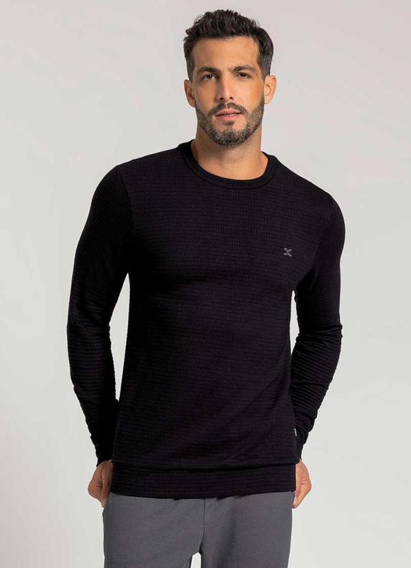 Exco - Suéter Masculino Adulto Confortavel Preto