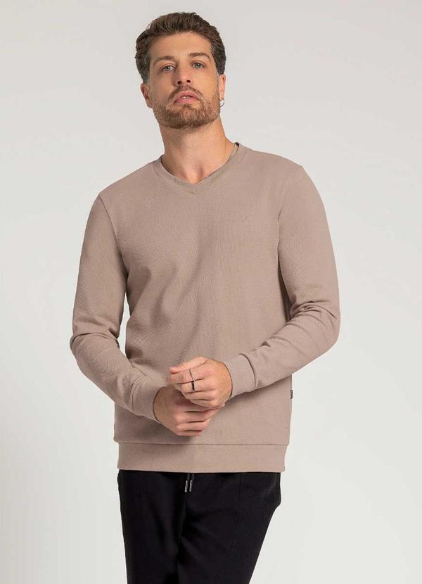 Exco - Suéter Masculino Adulto Essencial Marrom