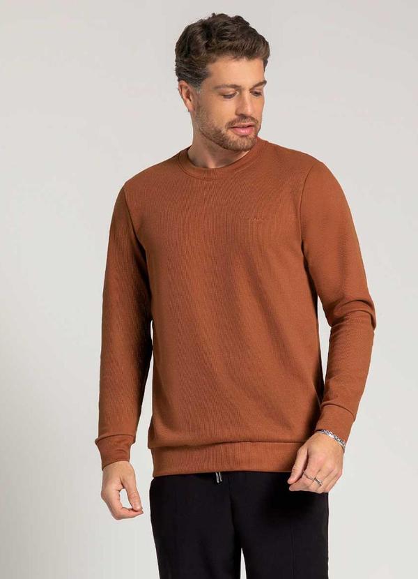 Exco Sueter Masculino Adulto Moderno Marrom
