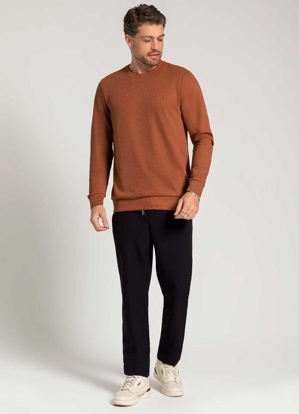 Exco - Sueter Masculino Adulto Moderno Marrom 2