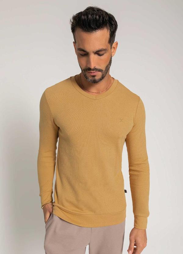 Exco - Suéter Masculino Adulto Versátil Laranja