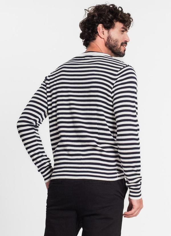 Diametro - Suéter Masculino em Tricot Azul 2