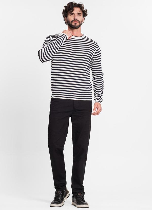 Diametro - Suéter Masculino em Tricot Azul 3