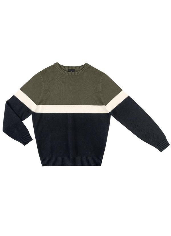 Diametro - Suéter Masculino em Tricot Preto