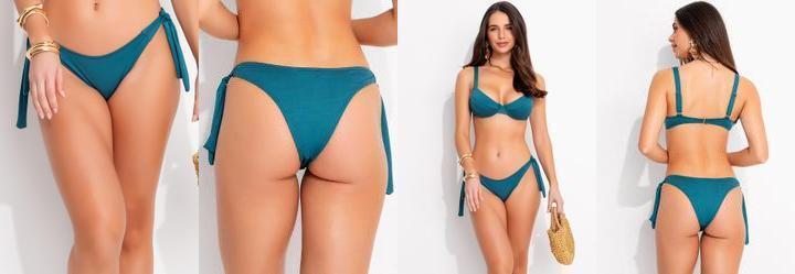 Calcinha de Biquni Azul Petrleo