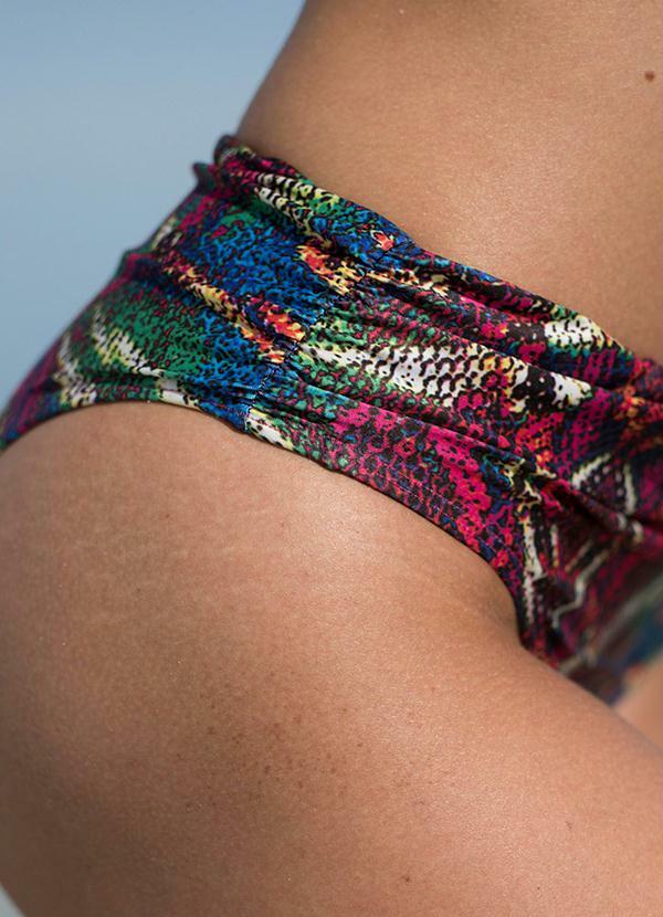 bonprix - Biquíni Calcinha Estampado Cobra Rosa 3