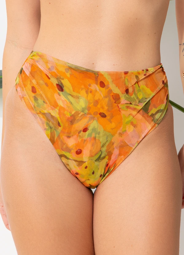 Água de Coco - Biquini Calcinha Hot Pants  Laranja