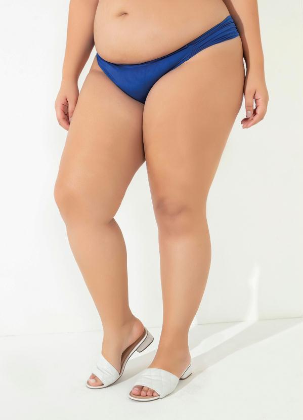 Outlet - Calcinha Biquíni Azul com Elástico 3