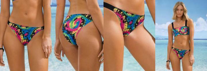Calcinha Biquni com Elstico Tie Dye