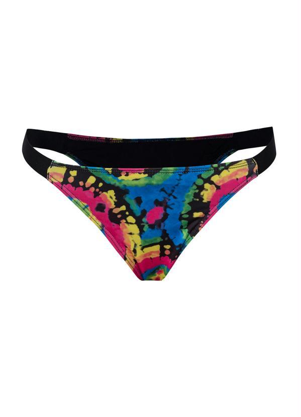 Outlet - Calcinha Biquíni com Elástico Tie Dye 6