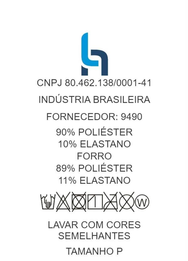 Outlet - Calcinha Biquíni Folhagem Dourada com Frisos 6