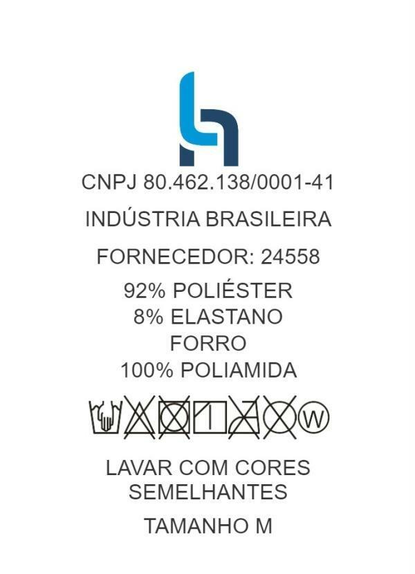 Outlet - Calcinha Biquíni Listras Folhas com Tiras 6