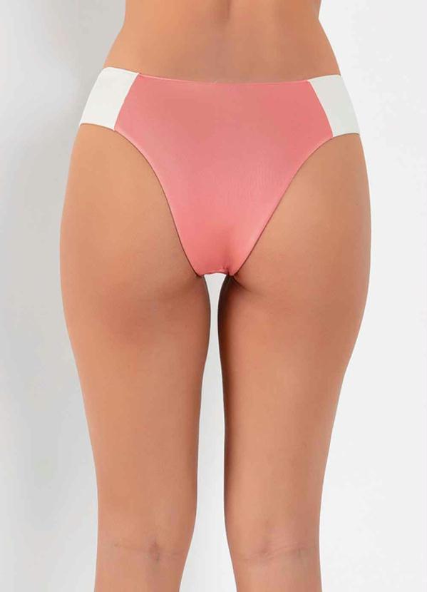 Alma Dolce - Calcinha Biquíni Salmão com Recorte 2