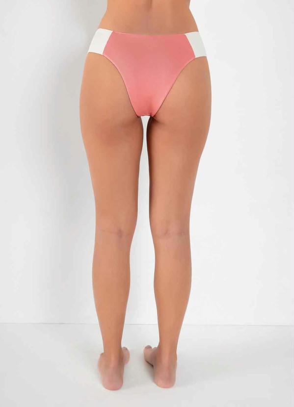 Alma Dolce - Calcinha Biquíni Salmão com Recorte 4