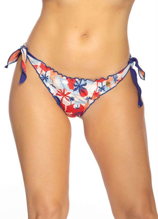 Sale Brands - Calcinha Empina Bumbum com Frufru Azul