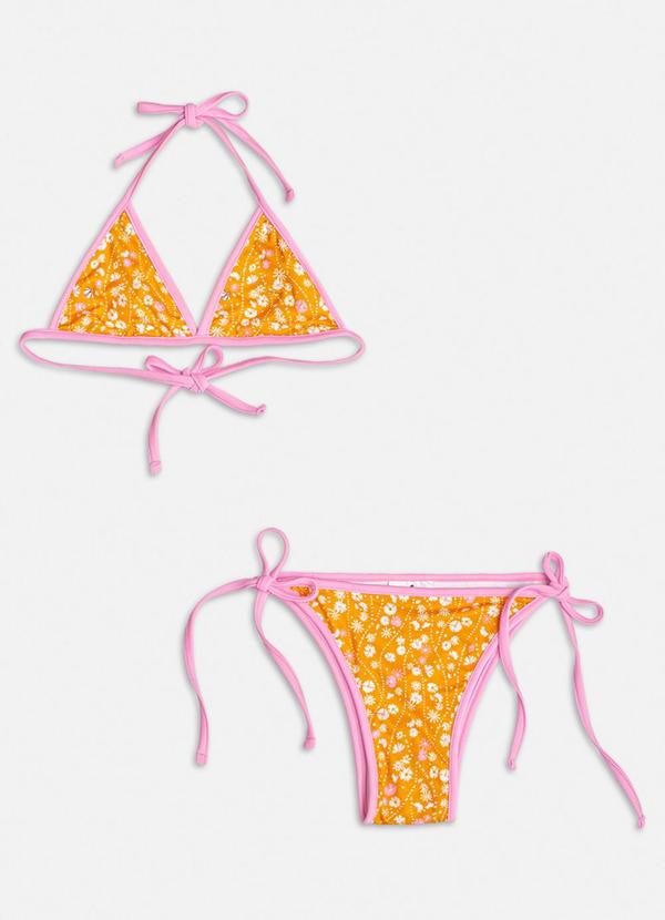 Authoria - Biquíni Amarelo Floral Amarelo 1