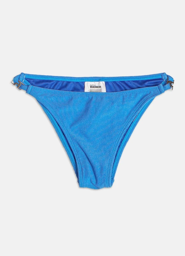 Authoria - Biquíni Canelado com Detalhe Vazado Azul 4