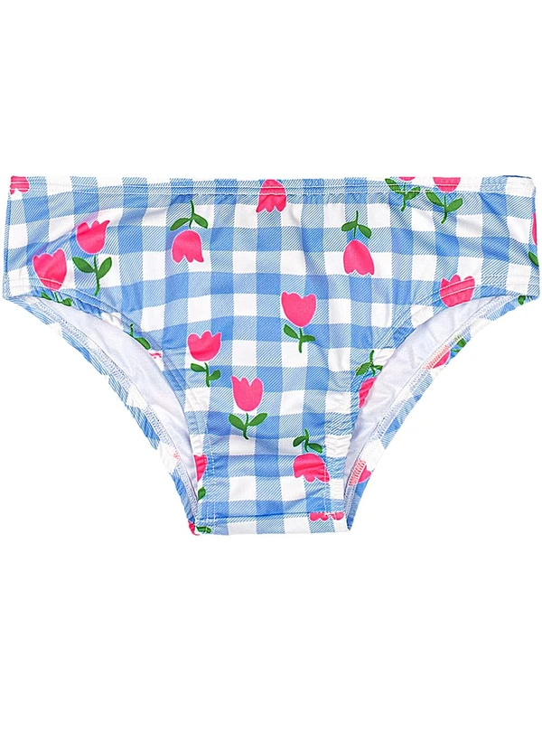 Quimby - Biquíni com Flores Infantil Rosa 3