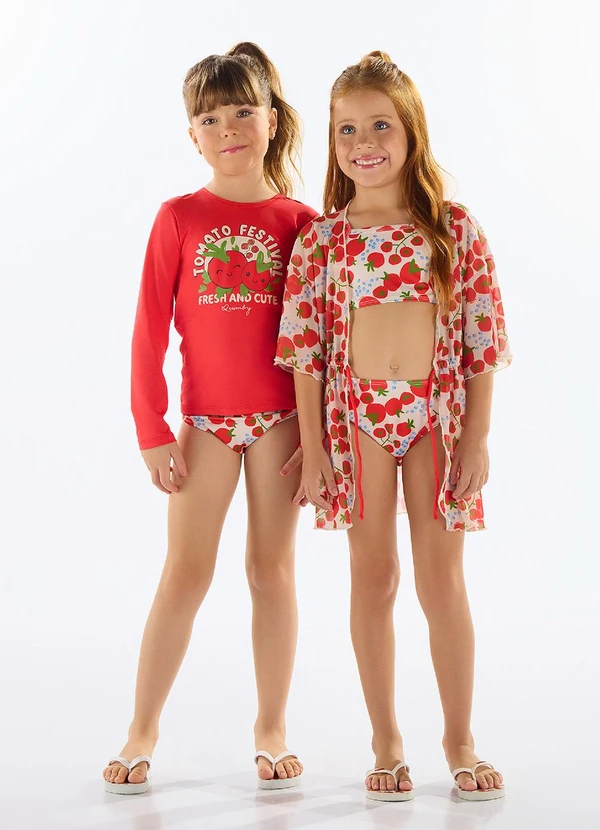 Quimby - Biquíni com Fps +50 Menina Bege 2