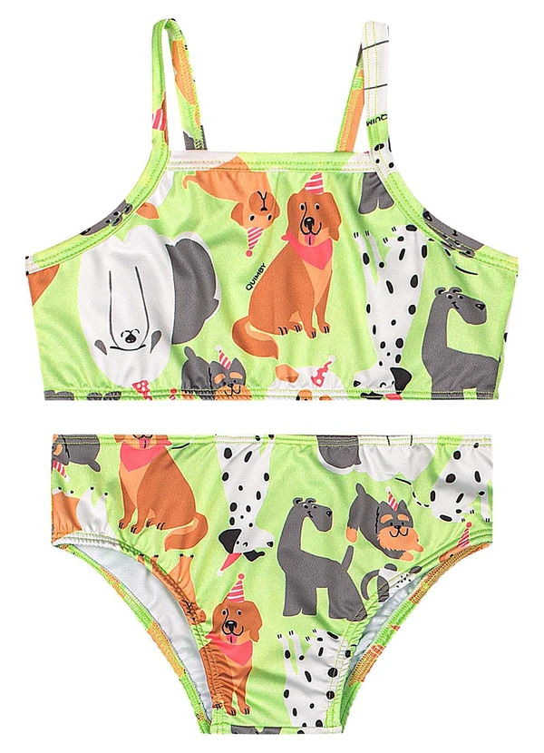 Quimby - Biquíni com Fps +50 Menina Verde