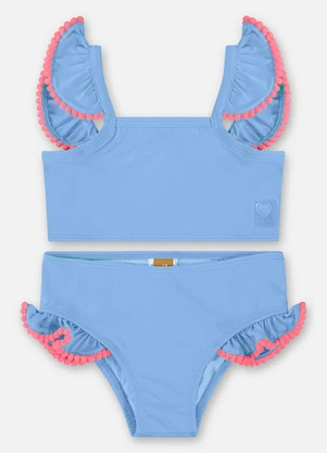 Up Baby - Biquíni com Top e Calcinha Fps+50 Azul - UP BABY