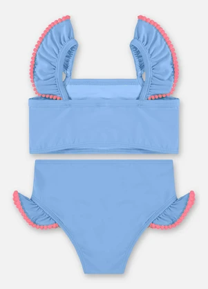 Up Baby - Biquíni com Top e Calcinha Fps+50 Azul - UP BABY