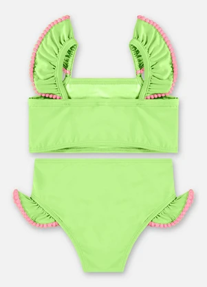 Up Baby - Biquíni com Top e Calcinha Fps+50 Verde - UP BABY