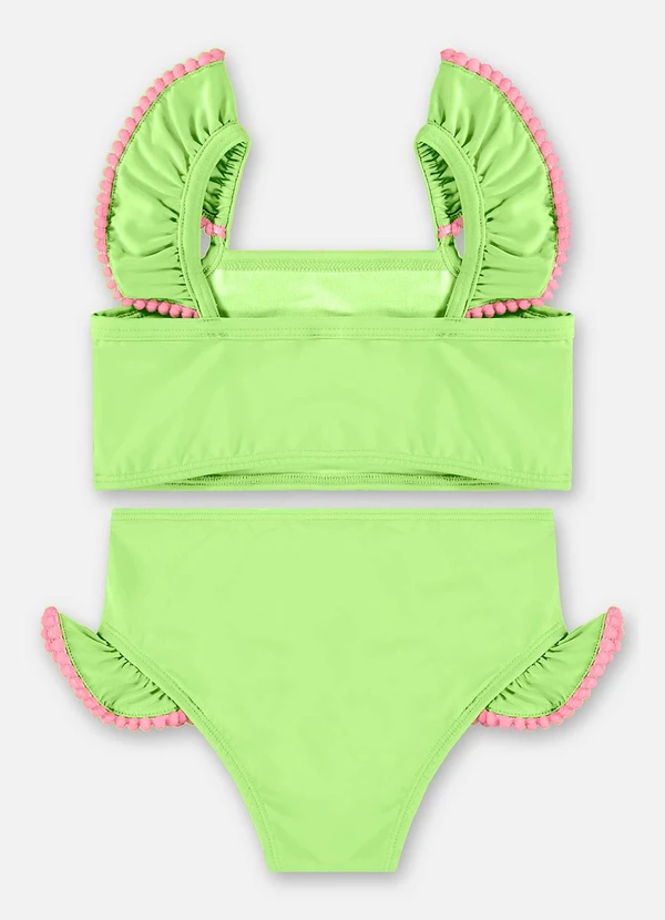 Up Baby - Biquíni com Top e Calcinha Fps+50 Verde 2