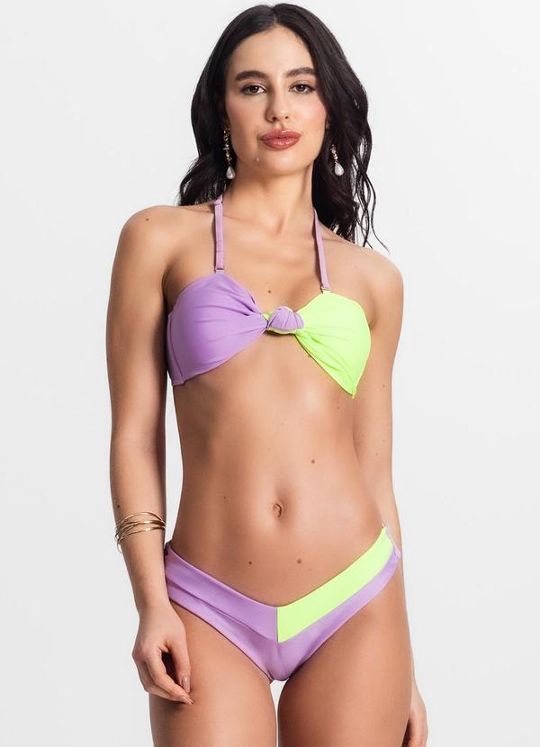 Rovitex - Conjunto Biquíni Dupla Face Nó Bicolar Rosa 4