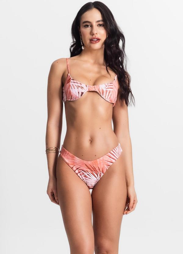 Rovitex - Conjunto Biquíni Estampado com AroLaranja