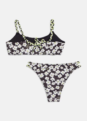 Authoria - Biquíni Floral  Preto - AUTHORIA