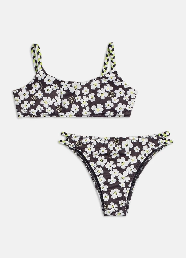 Authoria - Biquíni Floral Preto 1