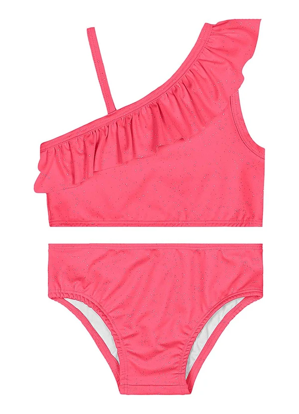 Quimby - Biquíni Fps +50 Glitter Menina Rosa