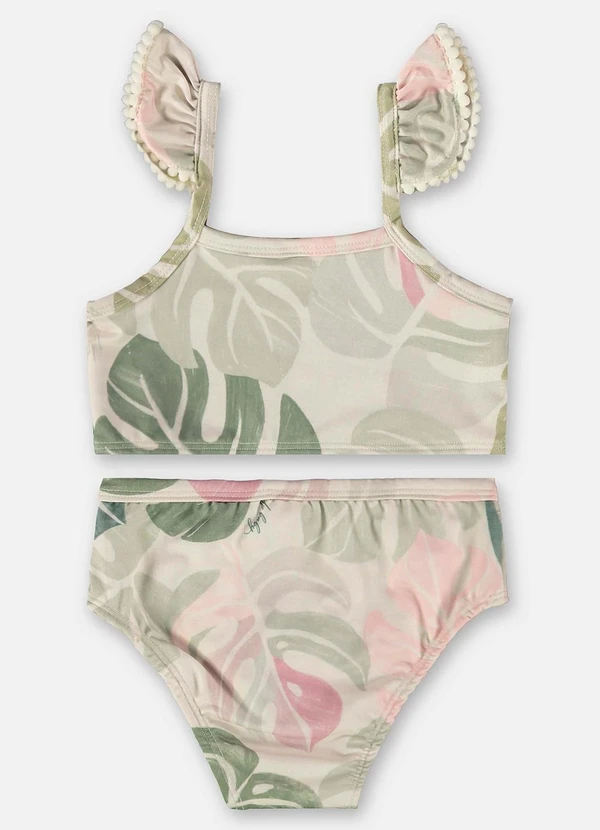 Up Baby - Biquíni Infantil com Proteção Fps+50 Bege 3