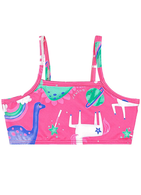 Quimby - Biquíni Infantil em Malha Uv Dry Rosa 3